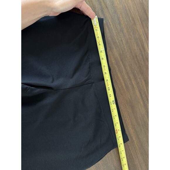 Eileen Fisher Stretch Pants Black Straight Leg Pull On USA MADE - Picture 8 of 10